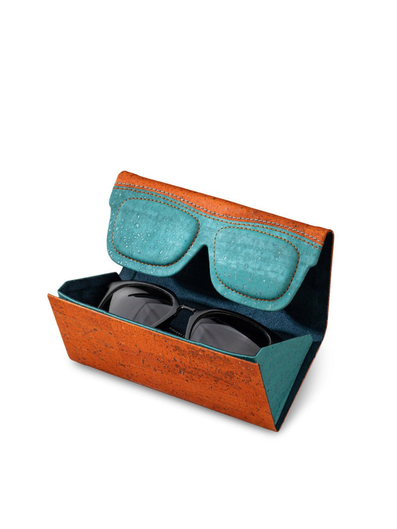 Buy Chashmama Cork Slim Eyewear Case - Orange | Shop Verified Sustainable Products on Brown Living