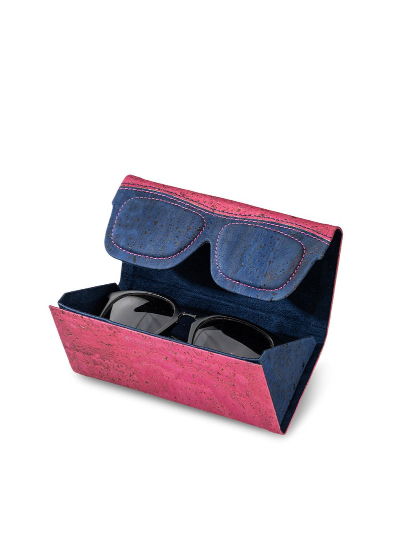 Buy Chashmama Cork Slim Eyewear Case - Pink | Shop Verified Sustainable Products on Brown Living