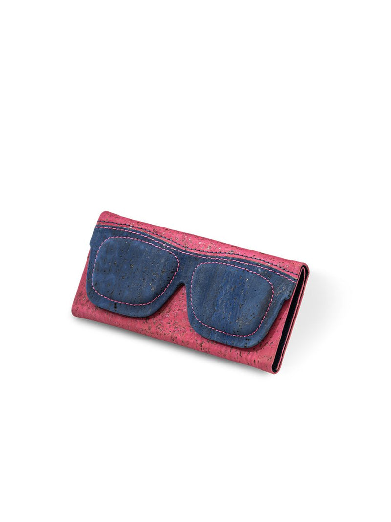 Buy Chashmama Cork Slim Eyewear Case - Pink | Shop Verified Sustainable Products on Brown Living