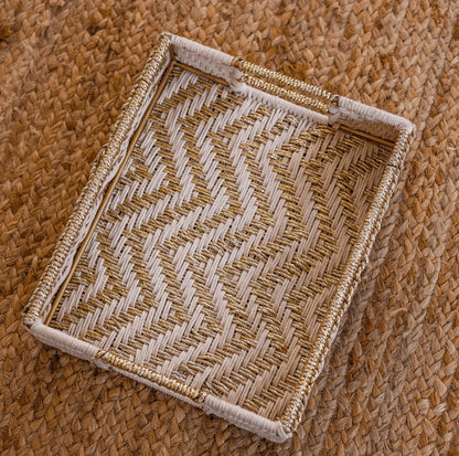 Chevron Upcycled Plastic Tray | Verified Sustainable by Brown Living™