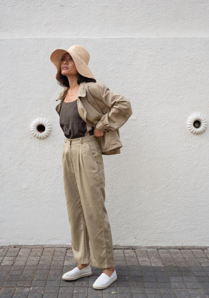 Buy Chicago Pleated Pants | Shop Verified Sustainable Products on Brown Living