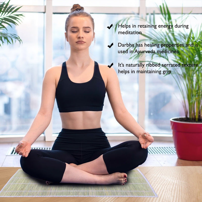 Buy Chit Yoga Mat | Darbha Grass Meditation Mat | Shop Verified Sustainable Yoga Mat on Brown Living™
