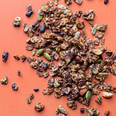 Choco - Chia Granola | Gluten free | Healthy Breakfast and Snacking – Cereal & Meusli on Brown Living™. SKU: TME - 03 - 250. Img 3.