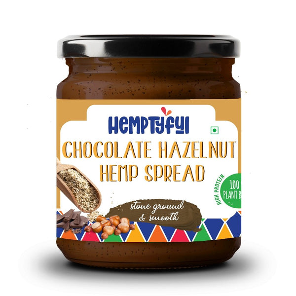 Buy Chocolate Hazelnut Hemp Spread - 180gm | Shop Verified Sustainable Jams & Spreads on Brown Living™