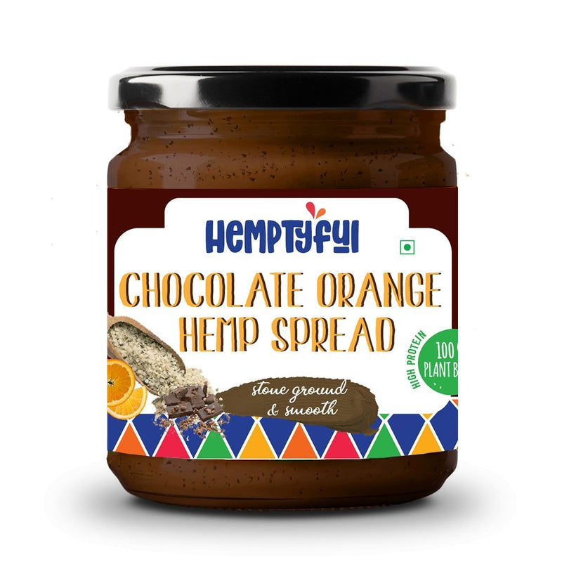 Buy Chocolate Orange Hemp Spread - 180gm | Shop Verified Sustainable Jams & Spreads on Brown Living™
