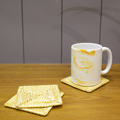 Chokor Sabai Grass Coasters (Set of 4) – Table Decor on Brown Living™. SKU: TC0202. Img 2.