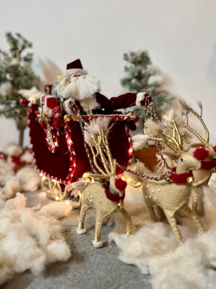 Christmas Advent Calendar | Santa on His Sleigh | 12 Days | Verified Sustainable by Brown Living™