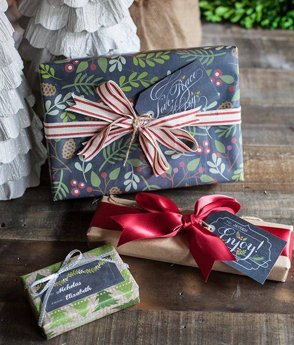 Buy Christmas Chalkboard Gift Tags - Pack of 12 | Shop Verified Sustainable Gift Tags & Labels on Brown Living™
