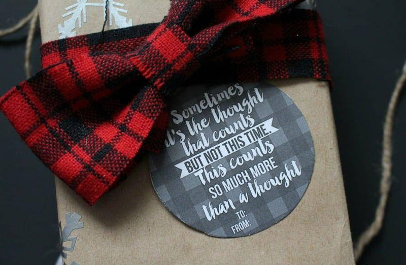 Buy Christmas Chalkboard Round Gift Tags - Pack of 10 | Shop Verified Sustainable Products on Brown Living