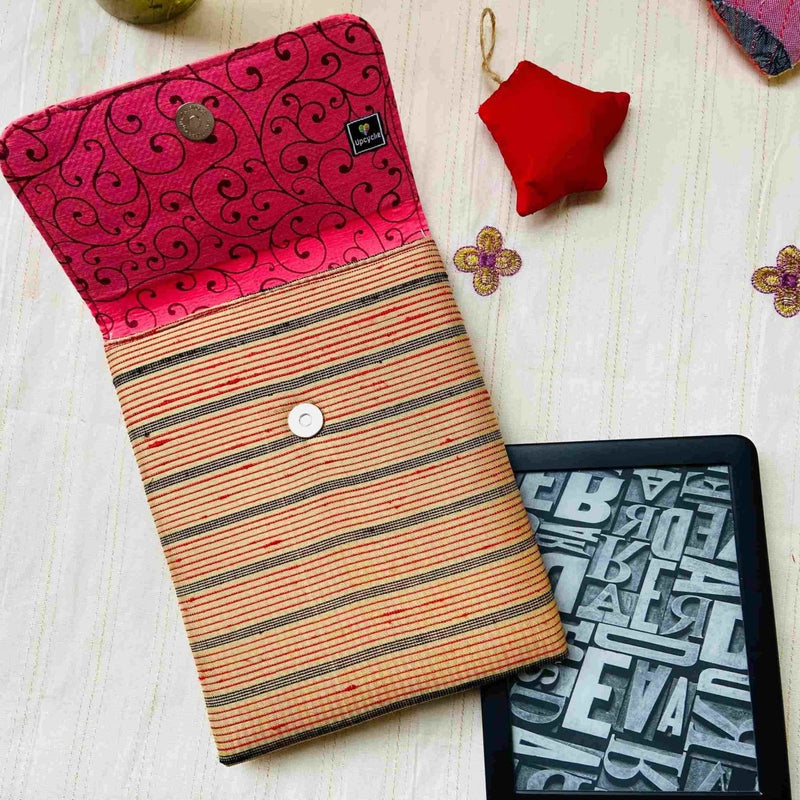 Buy Christmas Special Kindle Sleeve - Christmas Candy Rose with prints | Shop Verified Sustainable Tech Accessories on Brown Living™