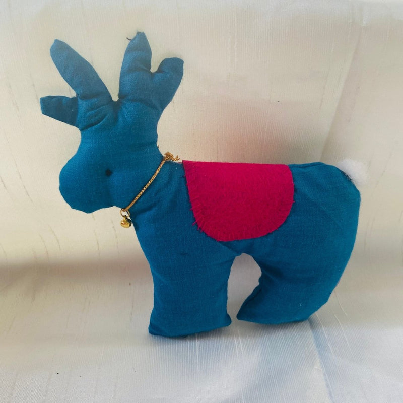 Buy Christmas Special - Reindeer Blue | Shop Verified Sustainable Soft Toy on Brown Living™