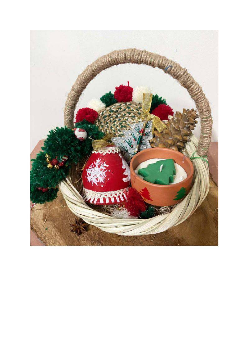 Christmas Tree Gift Basket | Verified Sustainable by Brown Living™