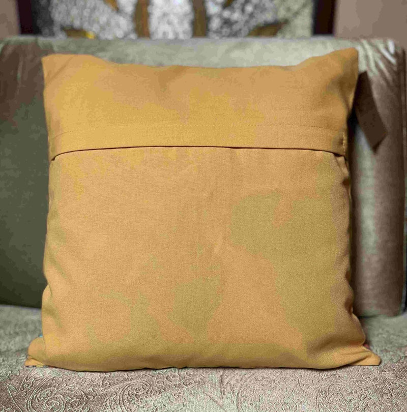 Buy Chrome Cushion Cover | Upcycled Linen | Shop Verified Sustainable Covers & Inserts on Brown Living™