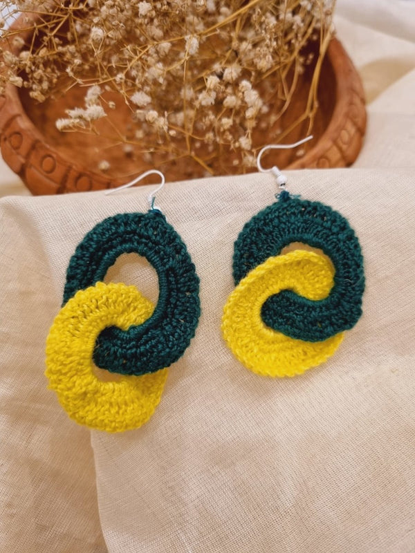 Buy Chutney Crochet Earrings | Handwoven earrings | Shop Verified Sustainable Womens Earrings on Brown Living™