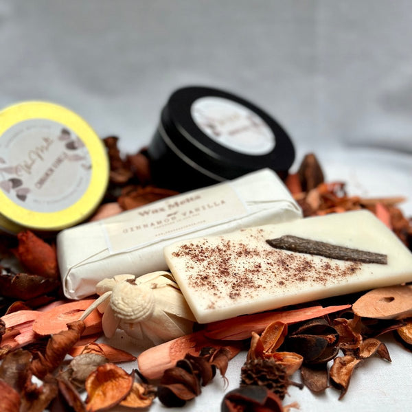 Buy Cinnamon Vanilla Wax Melt Snapbar | Handmade in Pure Soy Wax | Shop Verified Sustainable Candles & Fragrances on Brown Living™