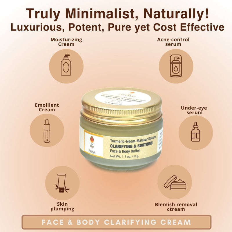 Buy Clarifying Face & Body Butter - 31g | Shop Verified Sustainable Body Butter on Brown Living™