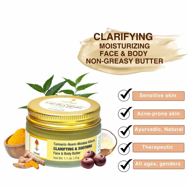 Buy Clarifying Face & Body Butter - 31g | Shop Verified Sustainable Body Butter on Brown Living™