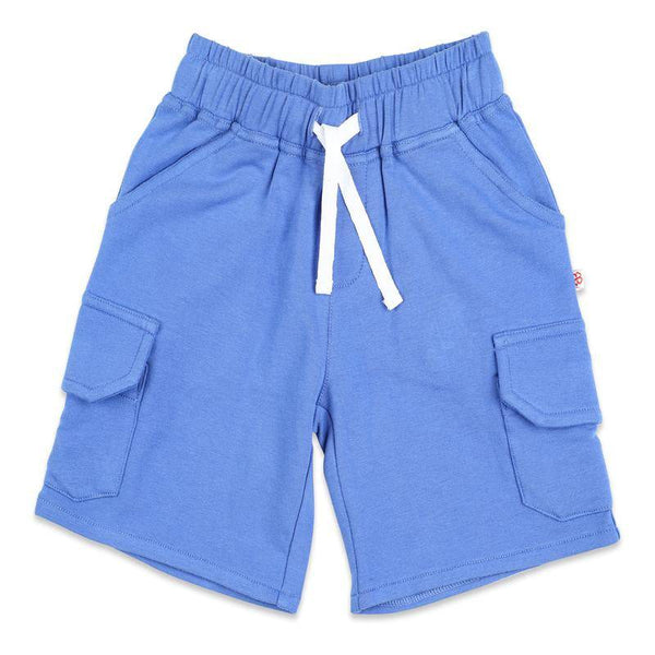 Buy Classic Blue Shorts with Flap Pockets | Shop Verified Sustainable Products on Brown Living