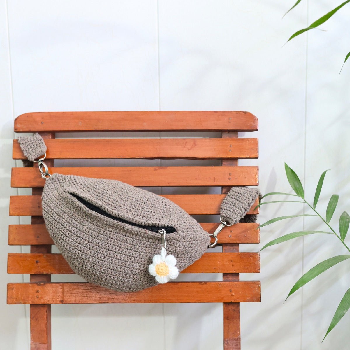 Classic Crochet Fanny Pack Bag | Verified Sustainable by Brown Living™