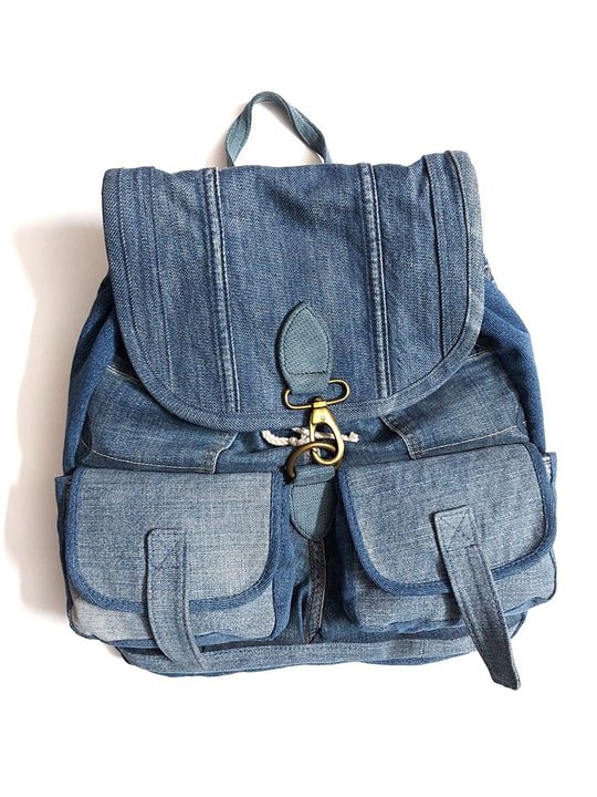 Classic Denim Backpack | Verified Sustainable by Brown Living™