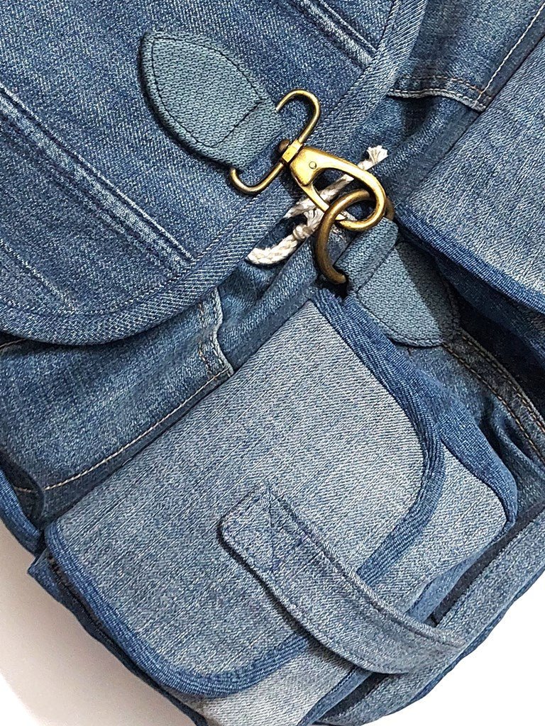 Classic Denim Backpack | Verified Sustainable by Brown Living™