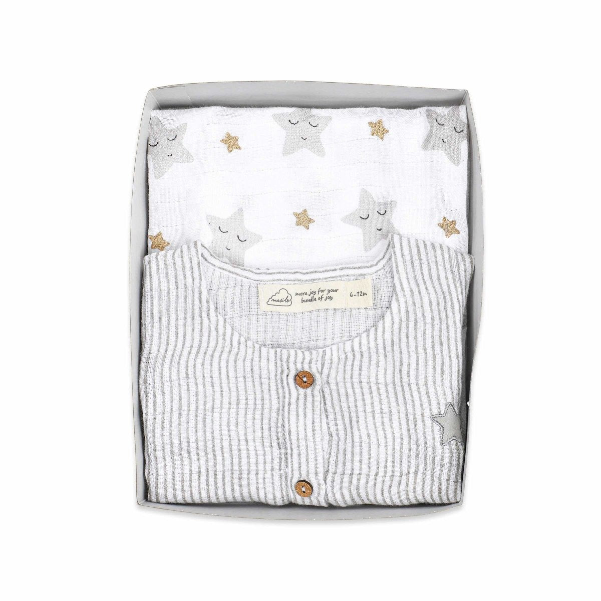 Classic Snuggle Box Sleepy Star Metallic | Verified Sustainable by Brown Living™