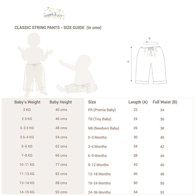 Buy Classic String Pants | Shop Verified Sustainable Kids Pajamas on Brown Living™