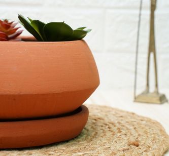 Clay Pots for Plants | Bonsai Pot | Terracotta Pots for Plants | Plants Pots | Verified Sustainable by Brown Living™