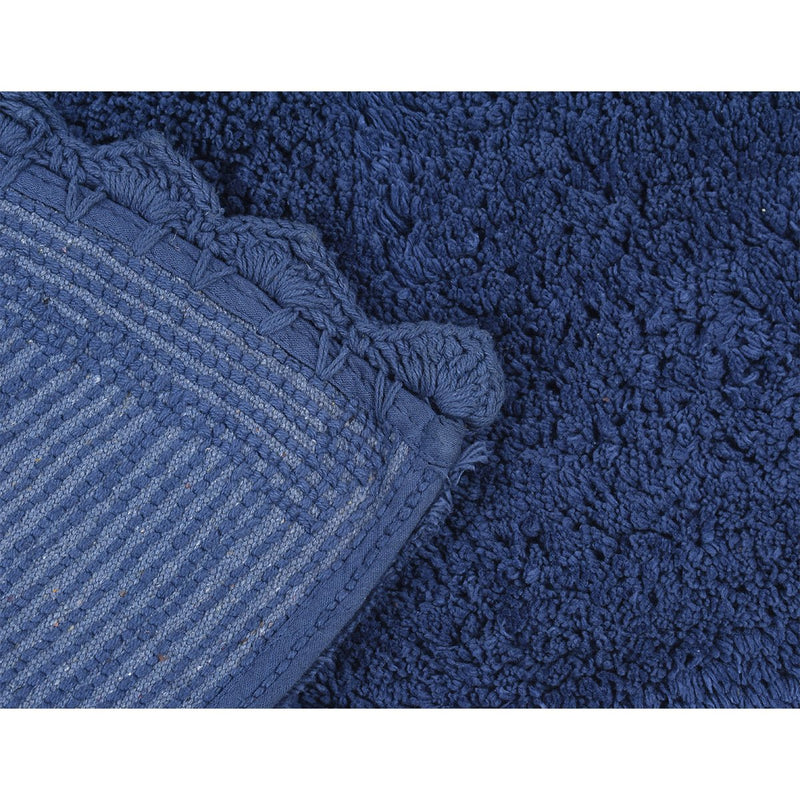 Cloud Walk Rectangle Bathmat - Blue | Verified Sustainable Mats & Rugs on Brown Living™