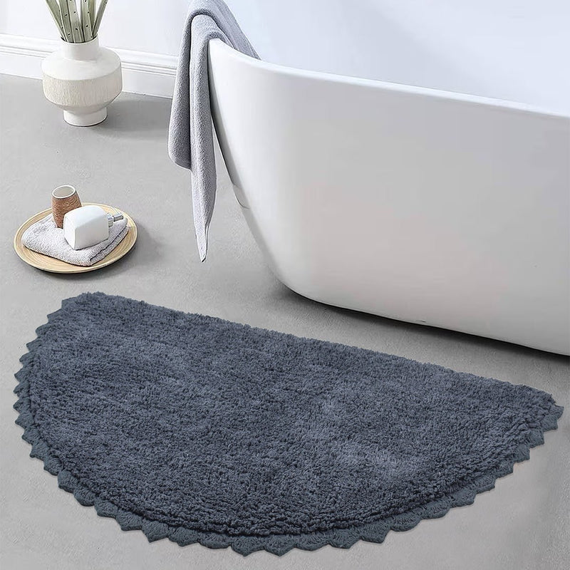 Cloud Walk Rectangle Bathmat - Dark Grey | Verified Sustainable Mats & Rugs on Brown Living™