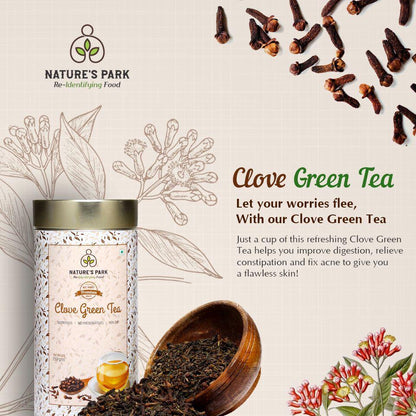 Clove Green Tea Can (150 g) | Verified Sustainable by Brown Living™