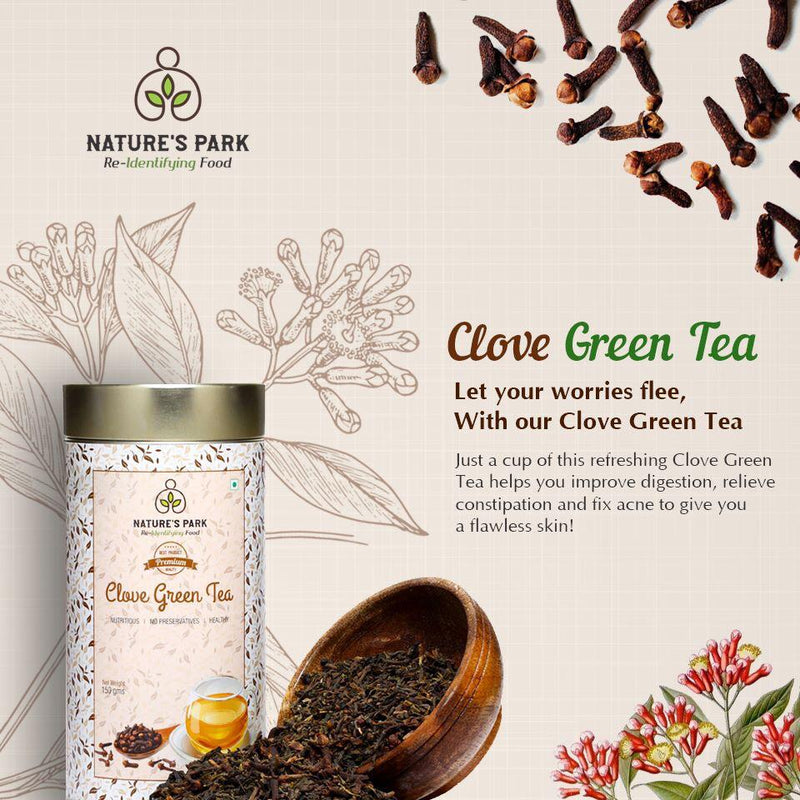 Buy Clove Green Tea Can (150 g) | Shop Verified Sustainable Products on Brown Living