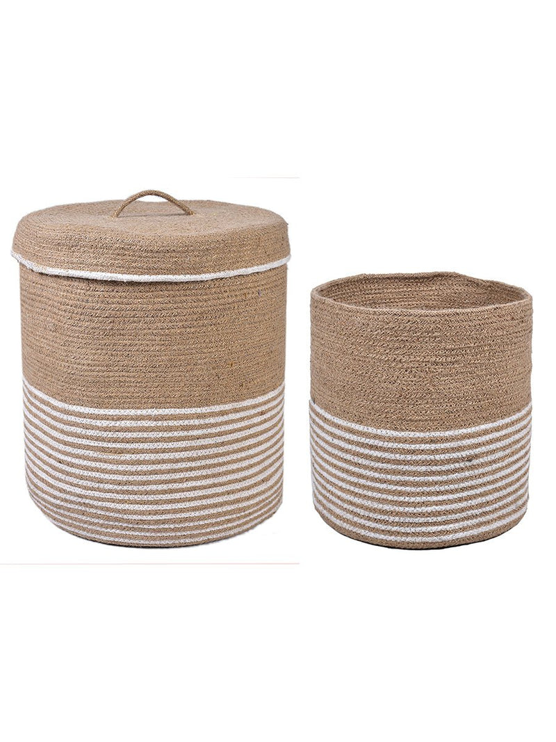 Buy Coastal Retreat Basket (Set of 2) | Shop Verified Sustainable Baskets & Boxes on Brown Living™