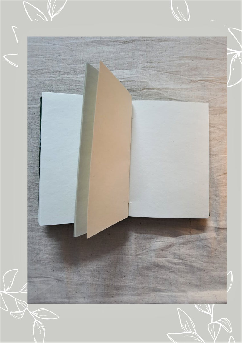 Buy Coca Butter- Upcycled Fabric Journal-Hard-Bound | Shop Verified Sustainable Notebooks & Notepads on Brown Living™