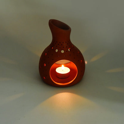 Coco Candle Stand with Free 2 Soywax Tealight Candles | Verified Sustainable by Brown Living™