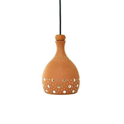 COCO L Handmade Terracotta Ceiling Light | Verified Sustainable by Brown Living™