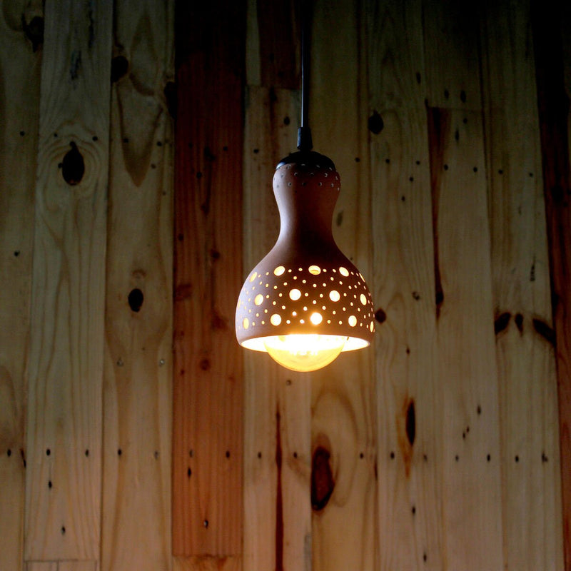 COCO S Handmade Terracotta Ceiling Light | Verified Sustainable by Brown Living™