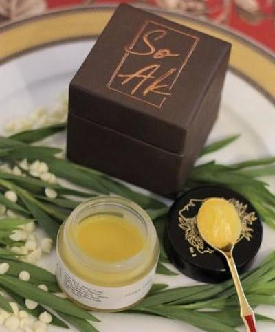 Coco Vanilla Face Salve for Soft Supple Skin - 30g – Face Salve on Brown Living™. SKU: 276 - 16613 - CVFS002. Img 1.