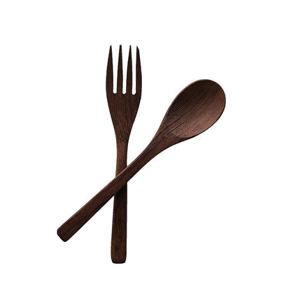 Coconut Bowl 500ml & Wooden Cutlery | Verified Sustainable by Brown Living™