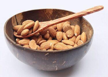 Coconut Bowl /Shell + Spoon,(500 ML, Pack of 1) – Plates & Bowls on Brown Living™. SKU: 173 - 05704 - pala - coconut - shell - random - soup - bowl - 600 - ml - 1 - . Img 4.