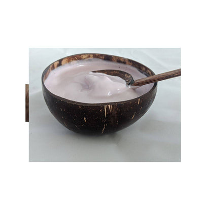 Coconut Bowl /Shell + Spoon,(500 ML, Pack of 1) – Plates & Bowls on Brown Living™. SKU: 173 - 05704 - pala - coconut - shell - random - soup - bowl - 600 - ml - 1 - . Img 6.