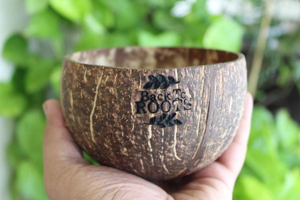 Buy Coconut Bowls | Matte Finished | 450-500 ml | Pack of 1 | Shop Verified Sustainable Plates & Bowls on Brown Living™