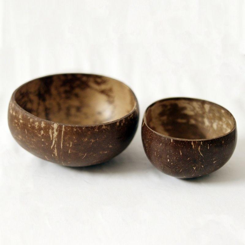 Buy Coconut Cereal Bowl Duo of 500 ml & 900 ml, set of 1 | Shop Verified Sustainable Products on Brown Living