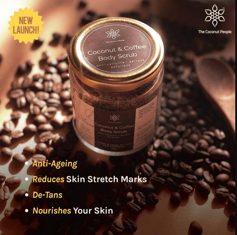 Buy Coconut & Coffee Body Scrub | Shop Verified Sustainable Body Scrub on Brown Living™