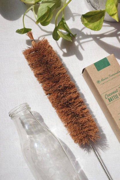 Coconut Fiber Cleaning Kit Pack of 5 Coir Brushes | Verified Sustainable by Brown Living™