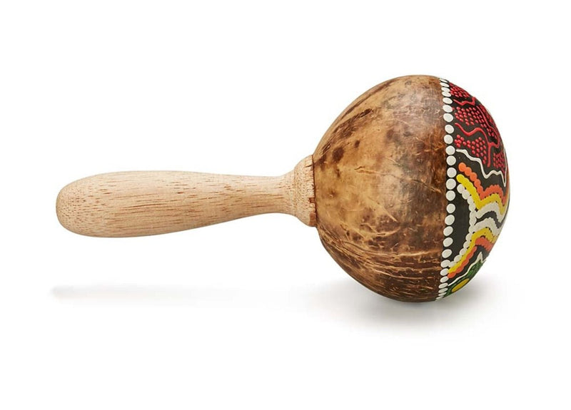 Buy Coconut Maracas Paint- Abstract | Shop Verified Sustainable Musical Instruments on Brown Living™