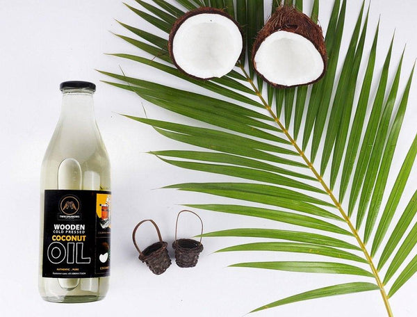 Buy Coconut Oil - Wooden Cold Pressed | Shop Verified Sustainable Cooking Oils on Brown Living™