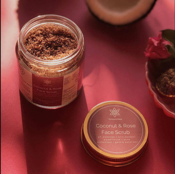 Buy Coconut & Rose Face Scrub | Shop Verified Sustainable Face Scrub on Brown Living™