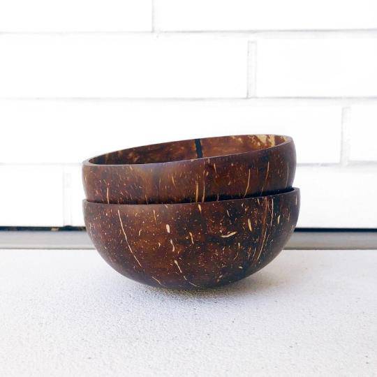 Buy Coconut Shell Bowl 350-400 ml | Shop Verified Sustainable Plates & Bowls on Brown Living™