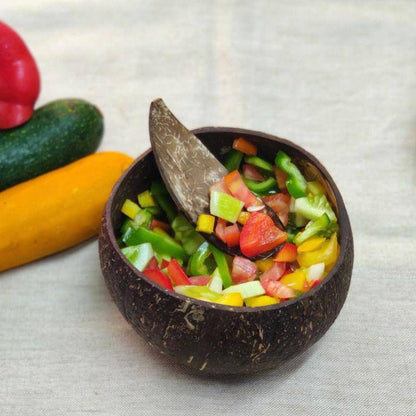 Coconut Shell Bowls | Natural and Handcrafted | Jumbo Bowl | Verified Sustainable by Brown Living™